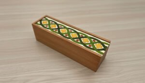 Caja para vino verde