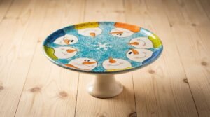 Fuente alta para tortas