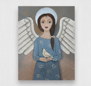 Icono virgen celeste